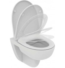 T471601 Безободковый подвесной унитаз, технология RimLS+, глубокий смыв. Сидение и крышка T467501 или T467601 заказывается дополнительно. Без крепежа. T471601