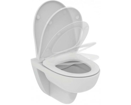 T471601 Безободковый подвесной унитаз, технология RimLS+, глубокий смыв. Сидение и крышка T467501 или T467601 заказывается дополнительно. Без крепежа. T471601