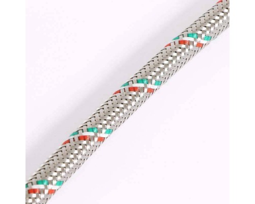 Гибкая подводка для смесителя UNI-FITT МL10х1 - 1/2" 60 см оплетка из нержавеющей стали Гибкая подводка для смесителя UNI-FITT МL10х1 - 1/2" 60 см оплетка из нержавеющей стали