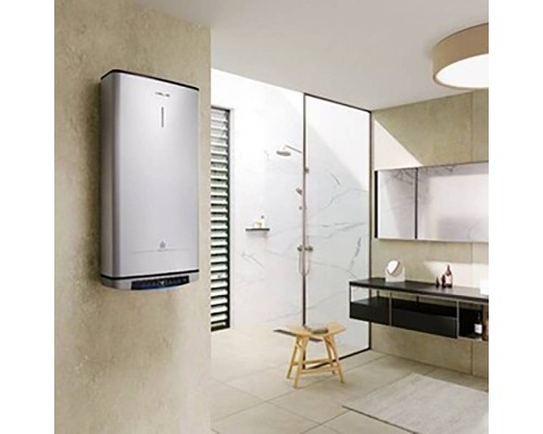 Водонагреватель электрический накопительный Ariston ABS VLS PRO R 80л плоский нержавеющая сталь