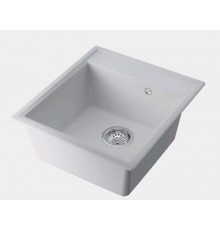 Мойка, Omoikiri, Daisen, шгв 460-510-215, отверстия для смесителя-отсутствуют, цвет-белый