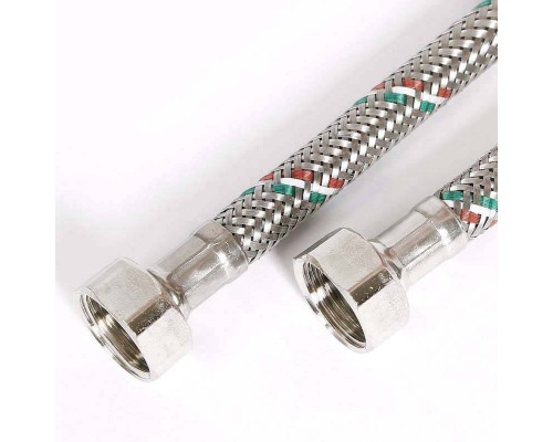 Гибкая подводка для воды UNI-FITT DN 8 ВВ 1/2" 180 см оплетка из нержавеющей стали Гибкая подводка для воды UNI-FITT DN 8 ВВ 1/2" 180 см оплетка из нержавеющей стали