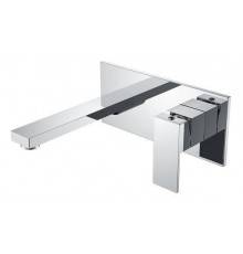 Boheme Qubic Смеситель для раковины на стену 23x19,1x10h см, цвет: chrome 475-CR