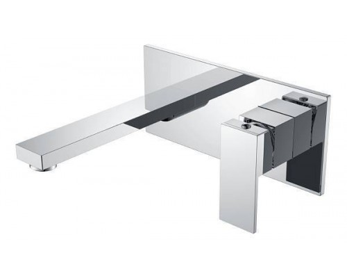 Boheme Qubic Смеситель для раковины на стену 23x19,1x10h см, цвет: chrome 475-CR