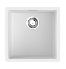 Omoikiri Yamakawa 45T Integra WH Кухонная мойка из Tetogranit 45,6x22 см, цвет: белый 4997255