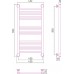 Сунержа Богема Полотенцесушитель водяной 40x80h, цвет: без покрытия 00-0220-8040