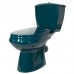 43325110202 Унитаз-компактЭлиссаСтандарт/ зеленый, нижний подвод воды, косой выпуск (старый арт. 43325130202) 43325110202