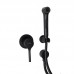 E24610-BL ELATE cмеситель с гигиеническим душем, матовый черный E24610-BL