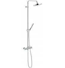 VE125030/30CR VELIS термостатическая душевая система, верхний душ 20 см VE125030/30CR