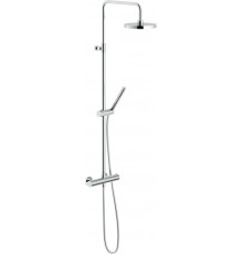 VE125030/50CR VELIS термостатическая душевая система, верхний душ 20 см VE125030/50CR
