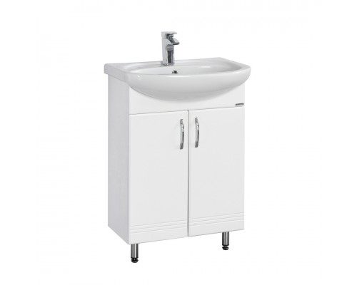 1A1228K1ON010 Набор: 1A122801ON010 Тумба Онда 60 / 131203S0011B0 умывальник Грация с переливом белый 60 1A1228K1ON010