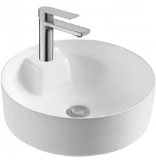 AQ5212-MW ЕВРОПА раковина 405405140 для установки на столешницу, матовый белый AQ5212-MW