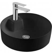 AQ5212-MB ЕВРОПА раковина 405405140 для установки на столешницу, матовый черный AQ5212-MB