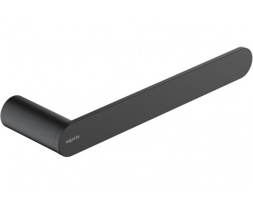 AQ4419MB ЛИРА полотенцедержатель, матовый черный AQ4419MB