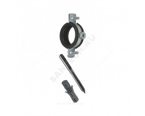 Хомут ст оц рез/пр 3040 М8 (20-24)мм (1/2") в/к Strongman