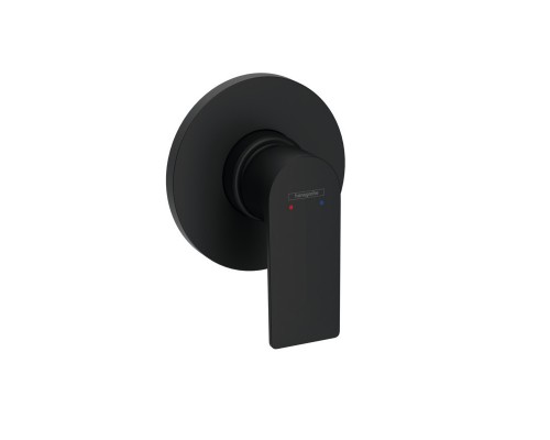 72659670 HG Rebris E смеситель для душа (внешняя часть), матовый черный 72659670