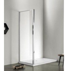 AQ ARI WA 10020CH Неподвижная душевая стенка 1000x2000, для комбинации с дверью, профиль хром, стекло прозрачное (AQ NAA 6310-100) AQ ARI WA 10020CH