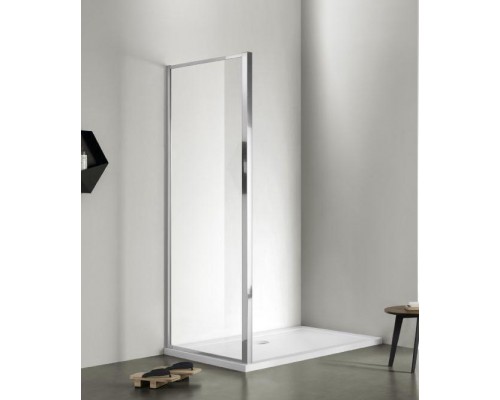 AQ ARI WA 10020CH Неподвижная душевая стенка 1000x2000, для комбинации с дверью, профиль хром, стекло прозрачное (AQ NAA 6310-100) AQ ARI WA 10020CH