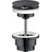 AV00110/11FLP сливное устройство (push-open), глянцевый черный AV00110/11FLP