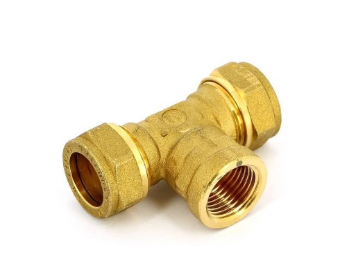 Тройник обжим-В TIEMME 18х1/2"х18