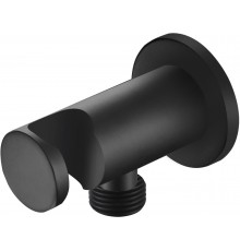 AQ2455MB шланговое подсоединение с держателем душа, матовый черный AQ2455MB