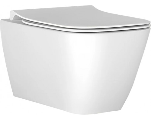 T533001 I.LIFE B Подвесной безободковый унитаз с технологией RimLS+, глубокий смыв, + крепеж WW966066 + сиденье T500301 T533001