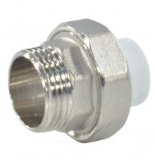 Муфта PP-R бел комб разъем Дн40х1 1/4" НР РосТурПласт 10648