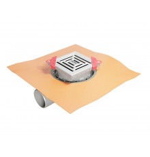 Точечный слив воды 10х10 см Huppe Master S матовый черный 47H002600000MS05