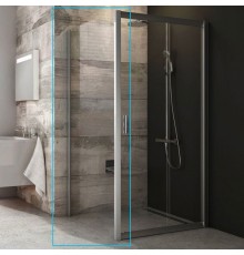 BLPS-90 блестящий+транспарент, Blix жесткая душевая стенка 9BH70C00Z1