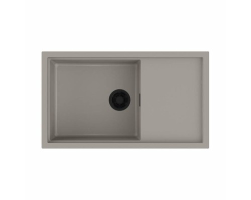 Мойка, OMOIKIRI, Sintesi, шгв 860-500-200, отверстия для смесителя-2 промаркированных, цвет-Leningrad Grey