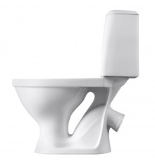 1P2012S0000BF Унитаз-компакт Соната белый, сидение полипропилен (арт.188012S0020B0), кос вып 1.P201.2.S00.00B.F