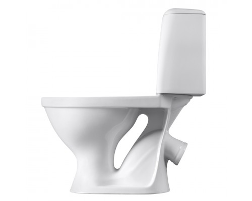 1P2012S0000BF Унитаз-компакт Соната белый, сидение полипропилен (арт.188012S0020B0), кос вып 1.P201.2.S00.00B.F