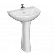 131116S0011B0 Умывальник Виктория с переливом белый 564х453 1.3111.6.S00.11B.0