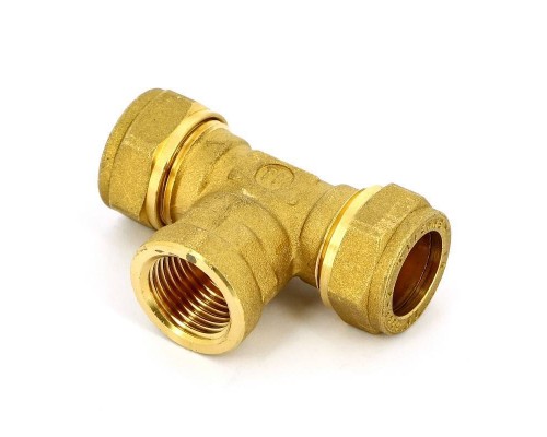 Тройник обжим-В TIEMME 18х1/2"х18