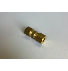 Резьбовое соединение Ofix-Oil, 10х10мм, муфтовое, латунь
