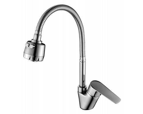 S35-26 Смеситель одноручный (35мм) для кухни с гибким изливом, хром S35-26