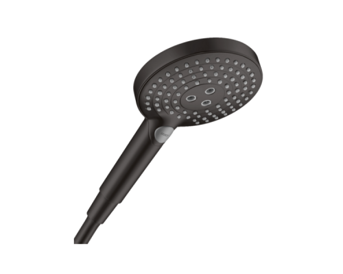 Ручной душ, Hansgrohe, Raindance Select S, 125, цвет-черный матовый