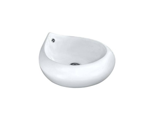 Раковина, Jaquar, JDS, шгв 480-470-190, отверстия для смесителя-отсутствуют, цвет-белый