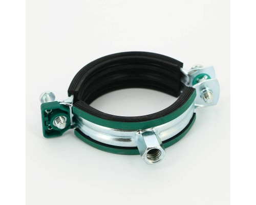 Хомут для труб KSB2 Walraven M8/М10 2" (60-64 мм) 2-х винт. с уплотн. epdm, быстрый замок