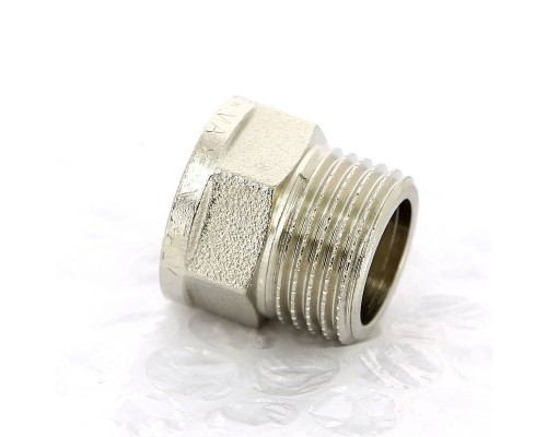 Переходник НВ никелированный TIEMME 1/2"x3/8"