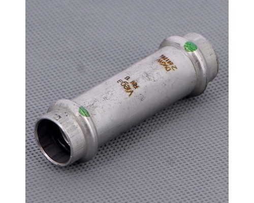 Муфта надвижная пресс нержавеющая сталь Sanpress Inox VIEGA 18 Муфта надвижная пресс нержавеющая сталь Sanpress Inox VIEGA 18