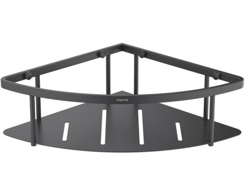 AQ4926MB угловая полка, матовый черный AQ4926MB