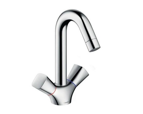 Смеситель для раковины, Hansgrohe, Logis, цвет-хром