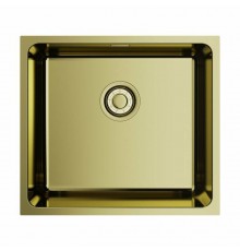 Мойка, OMOIKIRI, Tadzava, шгв 490-440-200, отверстия для смесителя-отсутствуют, цвет-светлое золото