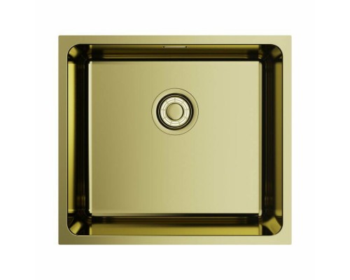 Мойка, OMOIKIRI, Tadzava, шгв 490-440-200, отверстия для смесителя-отсутствуют, цвет-светлое золото