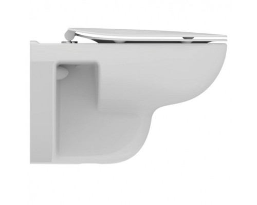 T471601 Безободковый подвесной унитаз, технология RimLS+, глубокий смыв. Сидение и крышка T467501 или T467601 заказывается дополнительно. Без крепежа. T471601