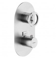 SO130101IX SOLE термостатический смеситель для душа (внешняя часть), шлиф.хром SO130101IX