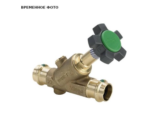 Вентиль косой CRV с обратным клапаном пресс 42, DN40 бронза, EASYTOP SC-Contur