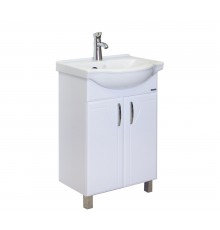 ИДЕАЛ Тумба напольная 520х820х330, бел (подходит умывальник мебельный Реал 56) IDLSACW56013F1