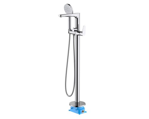 AQ1145CR БЕТТА смеситель для ванны напольный (внешняя и скрытая часть) AQ1145CR